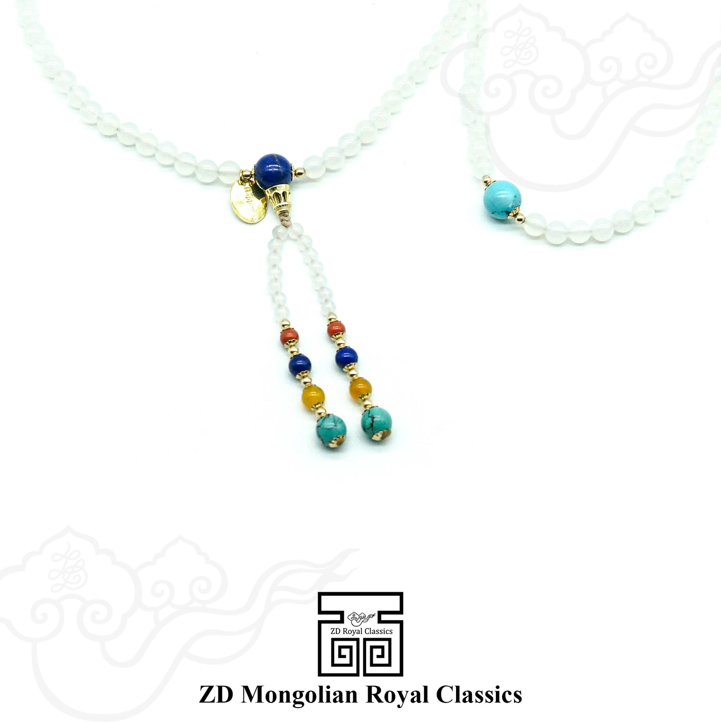 Peace and beauty mala with Five chakras