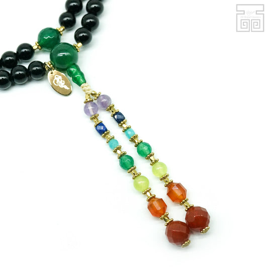 Wrathful Dakini mala five root Dakini's crown